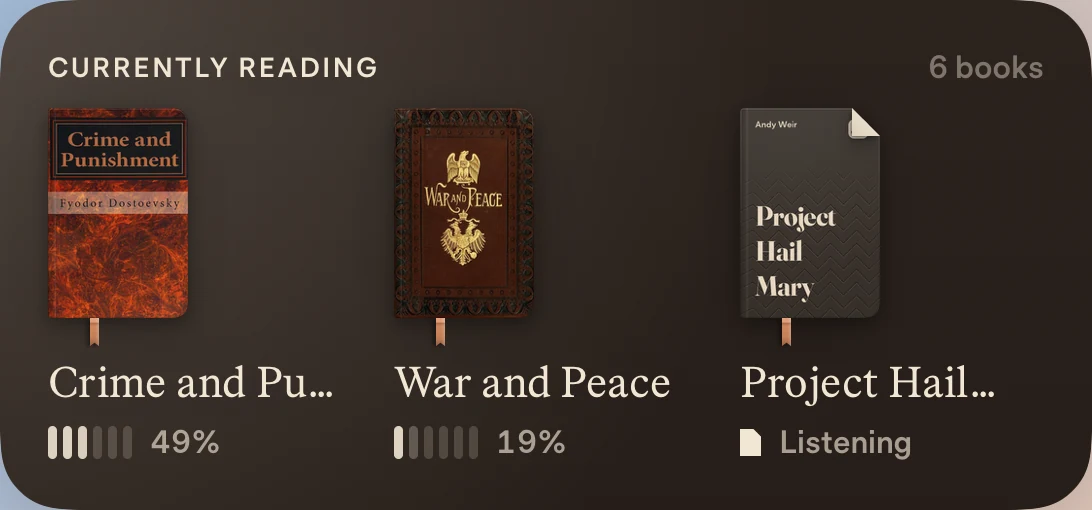 Continue Reading widget